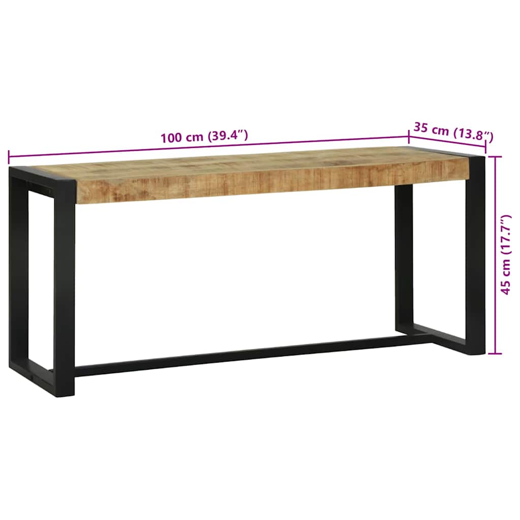 Bank Massief Mango Hout