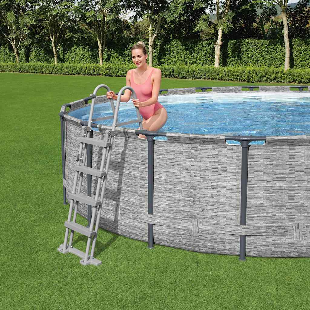 Bestway Zwembadladder Flowclear Met 4 Treden 122 Cm