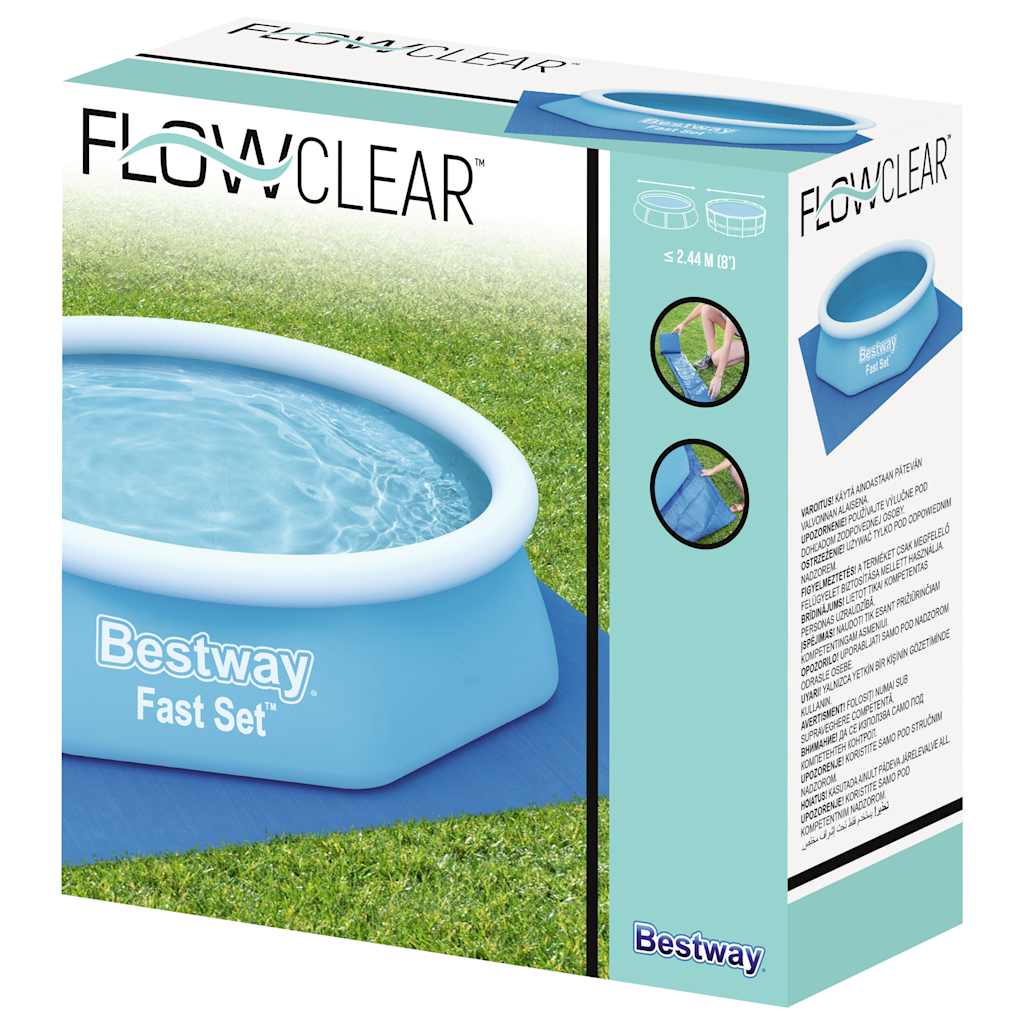 Bestway Zwembadgrondzeil Flowclear 274X274 Cm