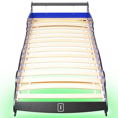 Kinderbed Raceauto Met Led-Verlichting 90X200 Cm
