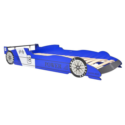 Kinderbed Raceauto Met Led-Verlichting 90X200 Cm