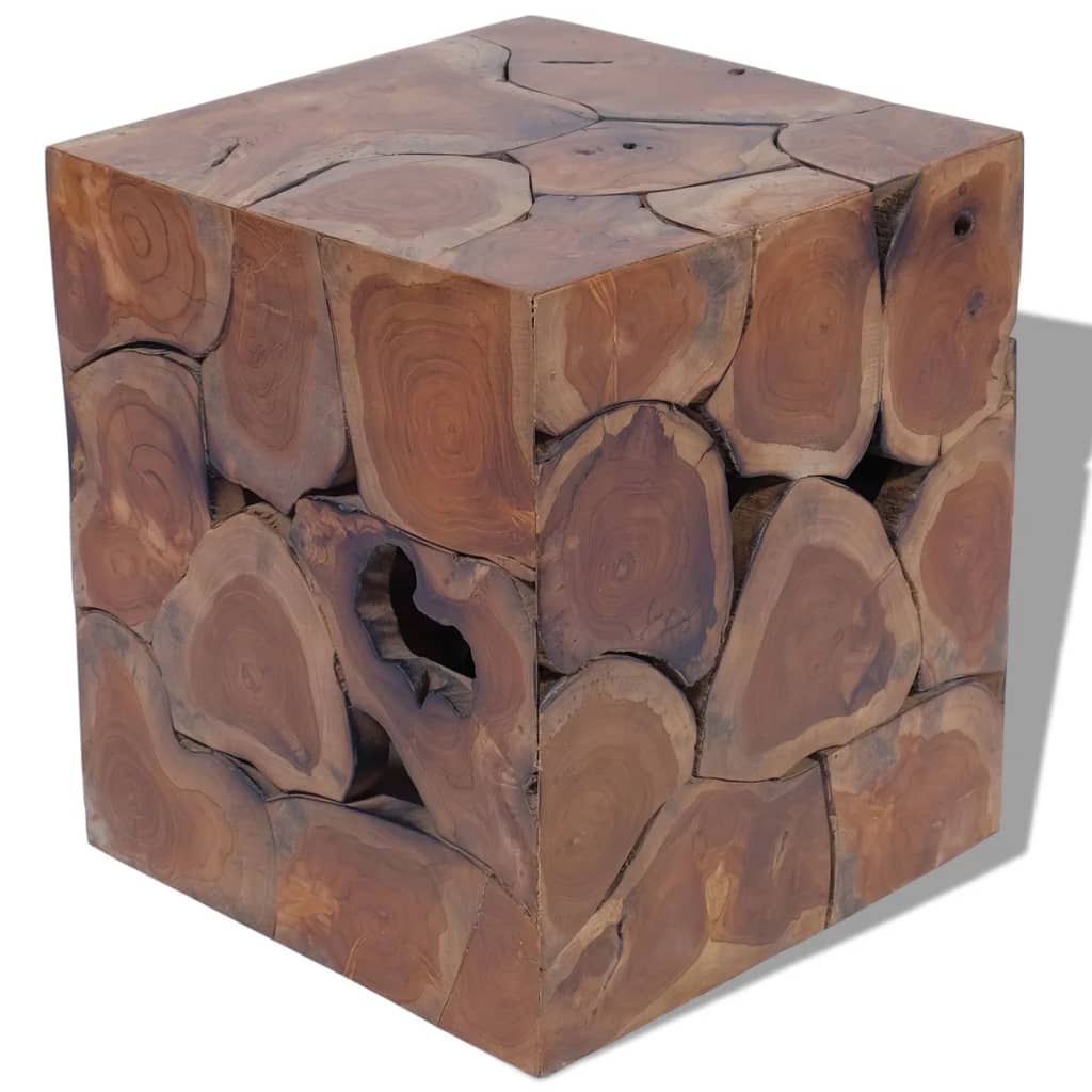 Krukken 4 St. 40X40X45 Cm Massief Teakhout Bruin
