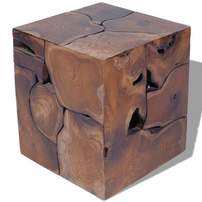 Krukken 4 St. 40X40X45 Cm Massief Teakhout Bruin