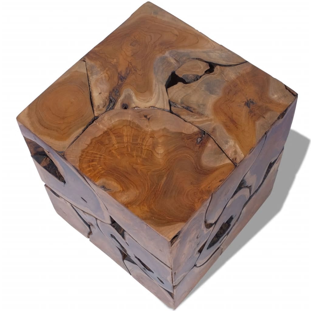 Krukken 4 St. 40X40X45 Cm Massief Teakhout Bruin