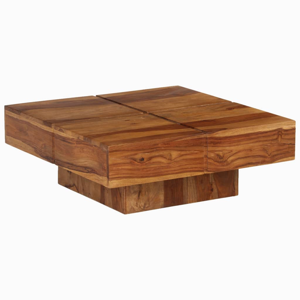 Salontafel Vierkant Bruin