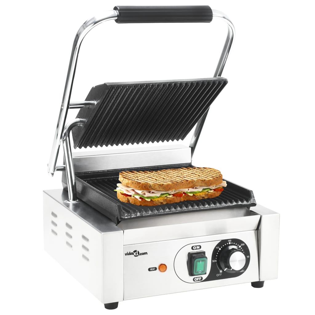Panini Grill Dubbel Gegroefd 3600 W 57X30,5X20 Cm