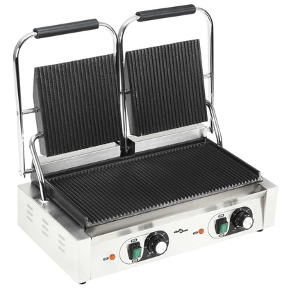 Panini Grill Dubbel Gegroefd 3600 W 57X30,5X20 Cm