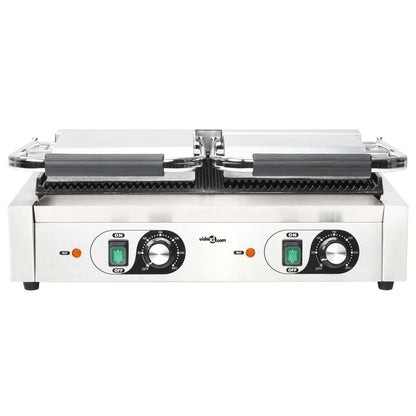 Panini Grill Dubbel Gegroefd 3600 W 57X30,5X20 Cm