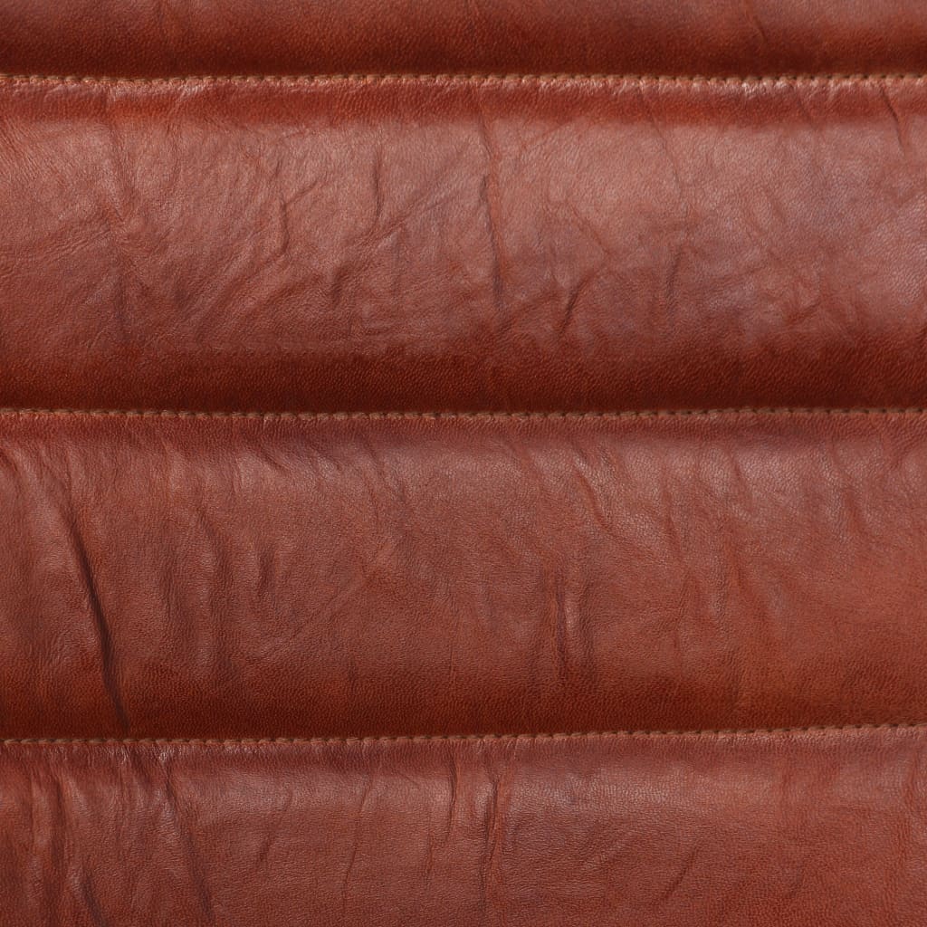 Eetkamerstoelen Echt Leer Bruin
