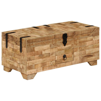 Salontafel 80X40X35 Cm Massief Mangohout