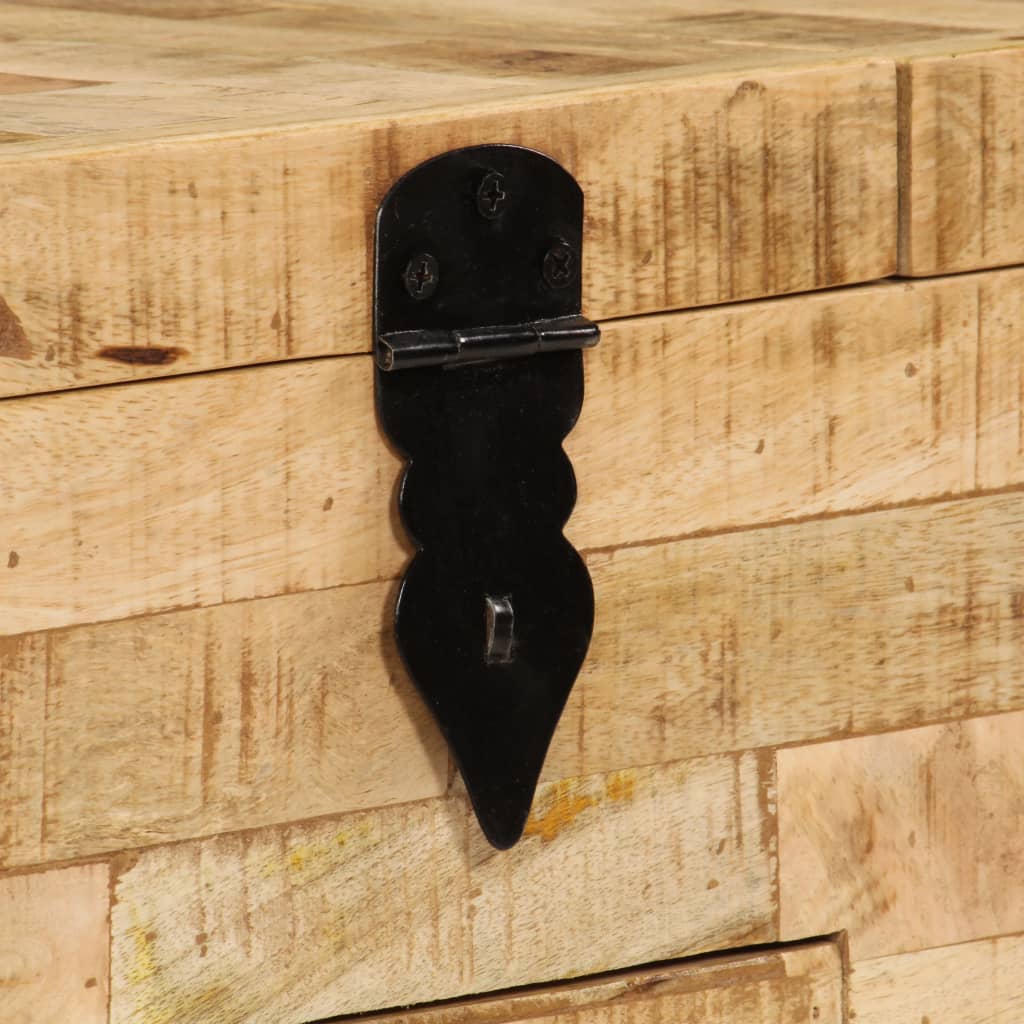 Salontafel 80X40X35 Cm Massief Mangohout