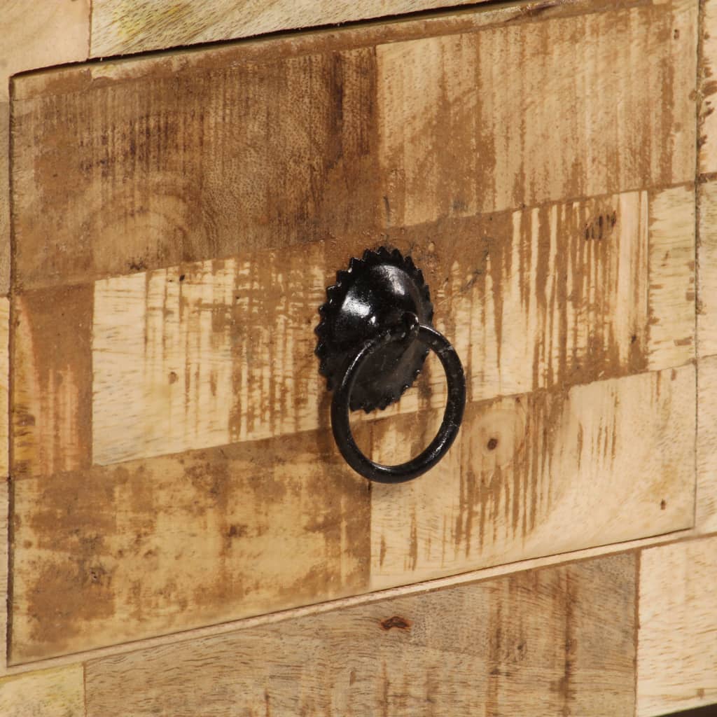 Salontafel 80X40X35 Cm Massief Mangohout