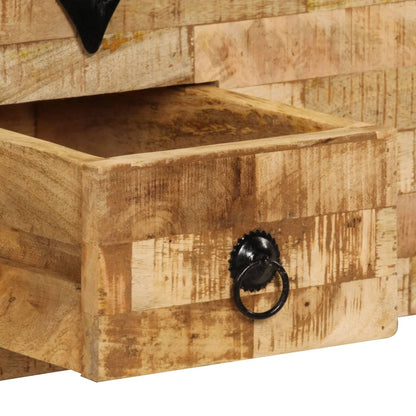 Salontafel 80X40X35 Cm Massief Mangohout