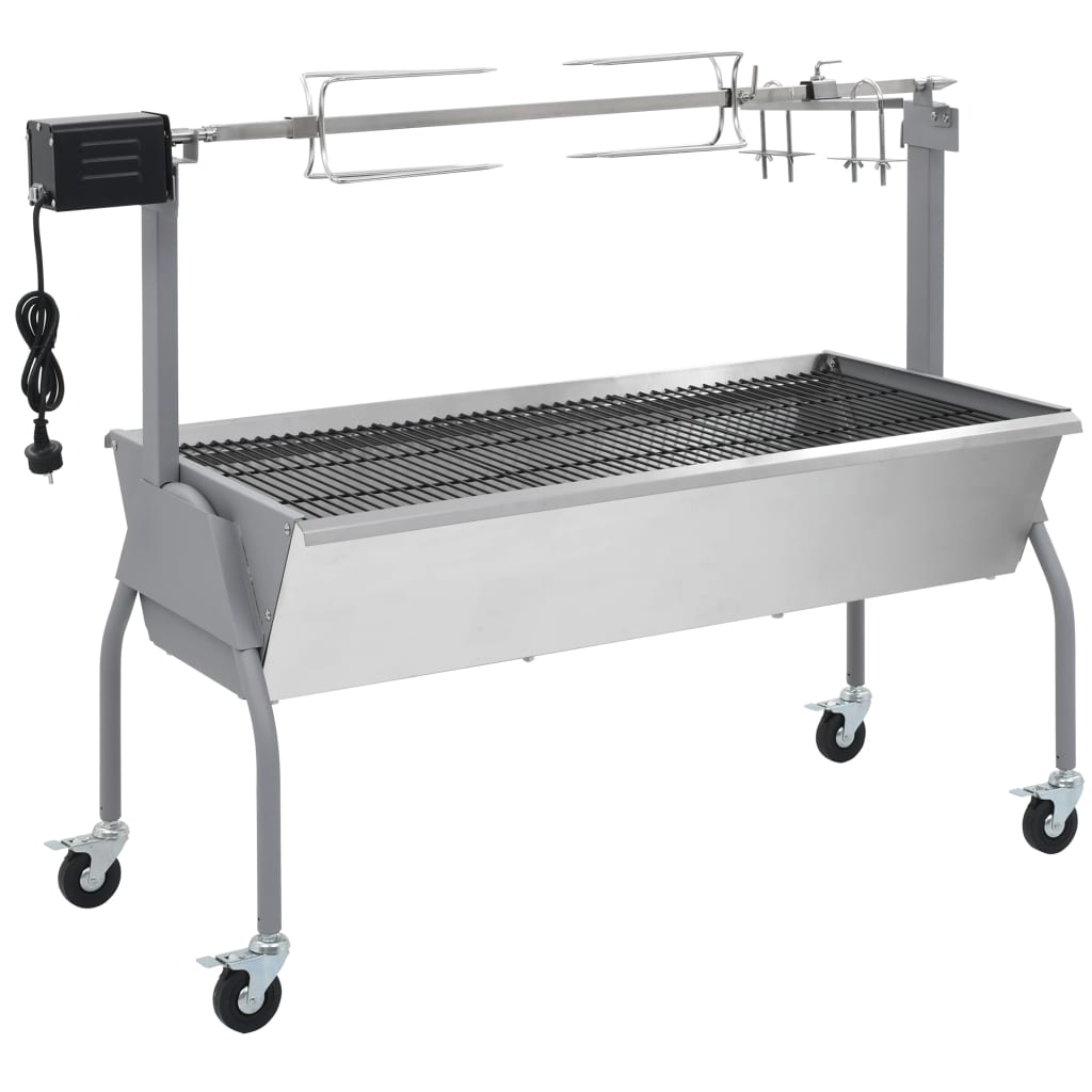 Draaispit Barbecue Met Elektrische Motor