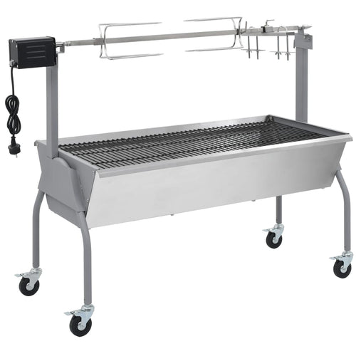 Draaispit Barbecue Met Elektrische Motor