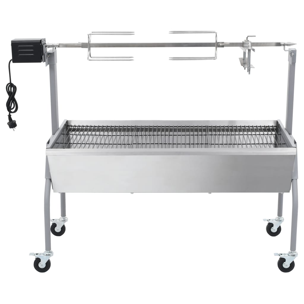 Draaispit Barbecue Met Elektrische Motor