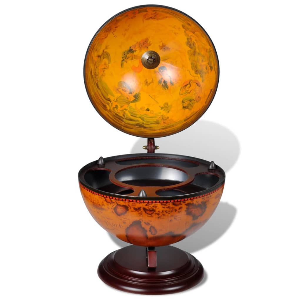 Globebar Tafelmodel Eucalyptushout