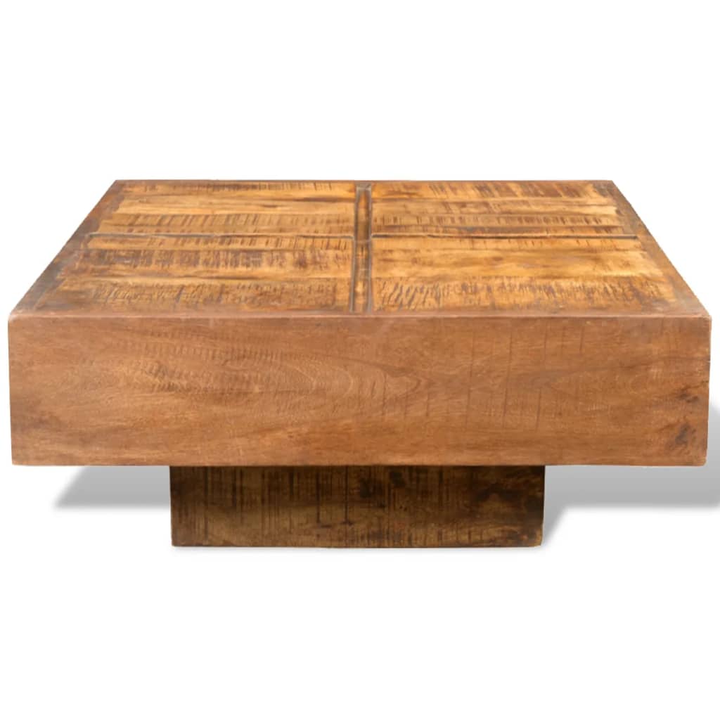 Salontafel Vierkant Bruin
