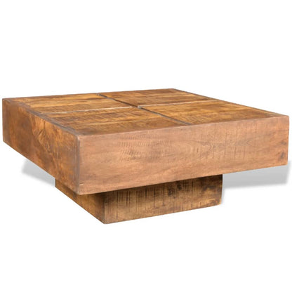 Salontafel Vierkant Bruin