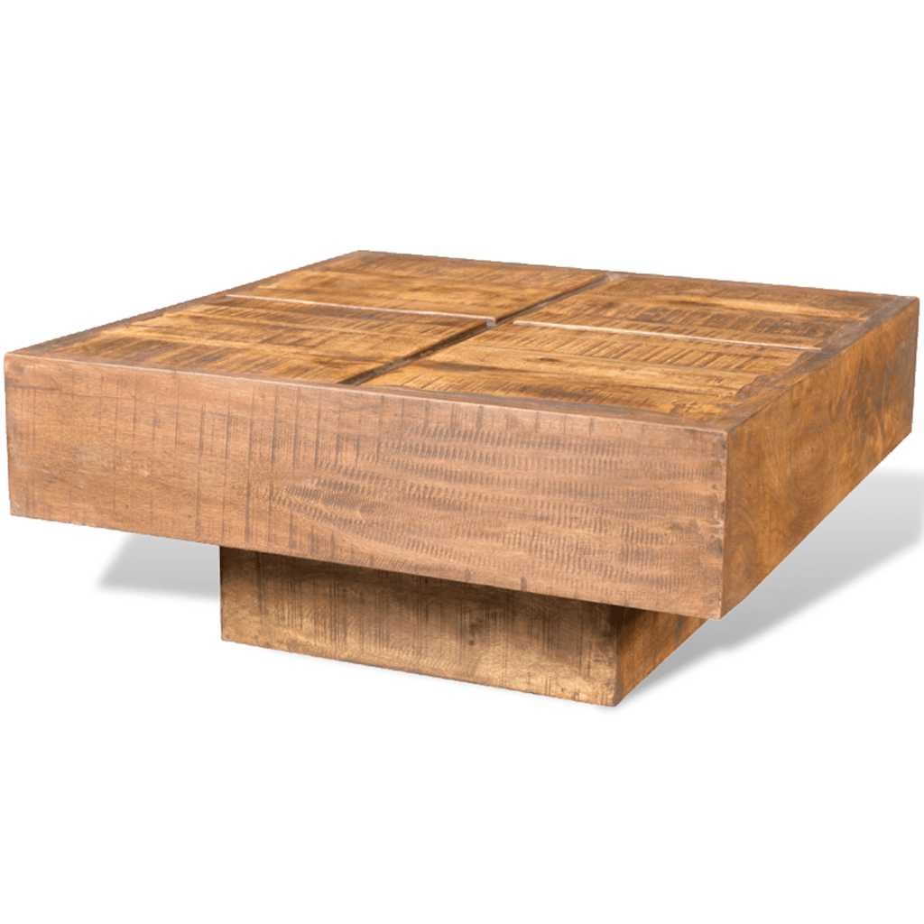 Salontafel Vierkant Bruin