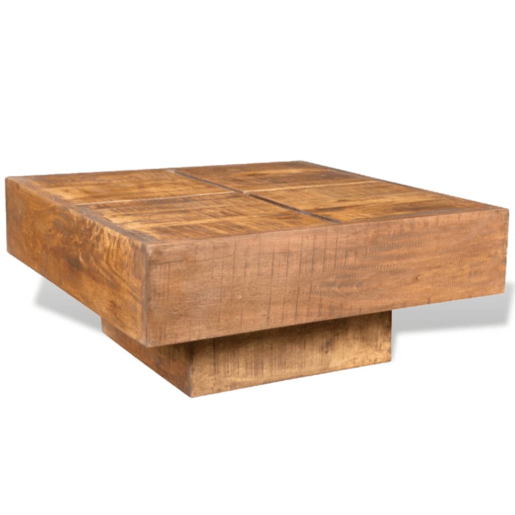 Salontafel Vierkant Bruin