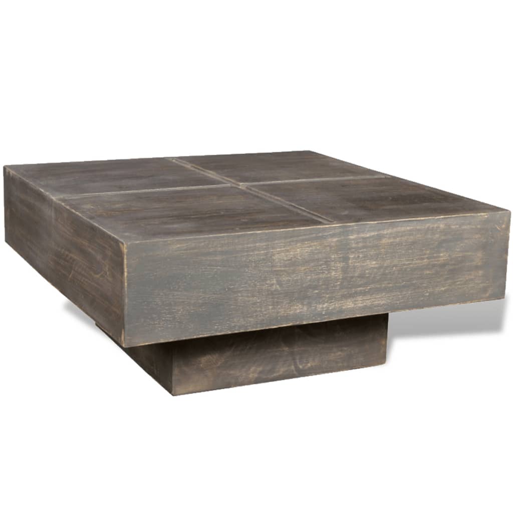 Salontafel Vierkant Bruin