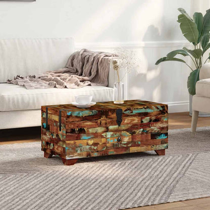 Salontafel 80X40X35 Cm Massief Mangohout