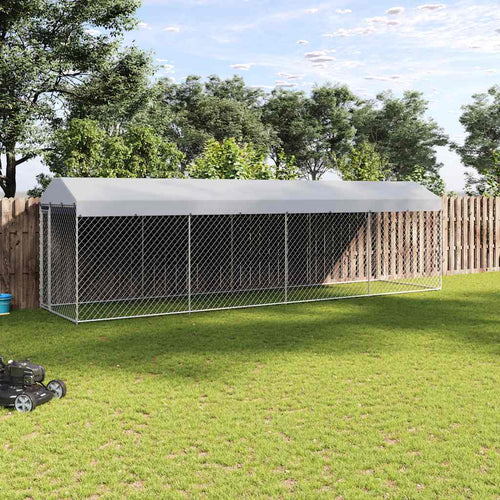 Hondenkennel Voor Buiten Met Dak 760X190X225 M