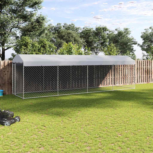 Hondenkennel Voor Buiten Met Dak 760X190X225 M