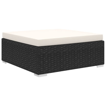 Loungeset Met Kussens Poly Rattan