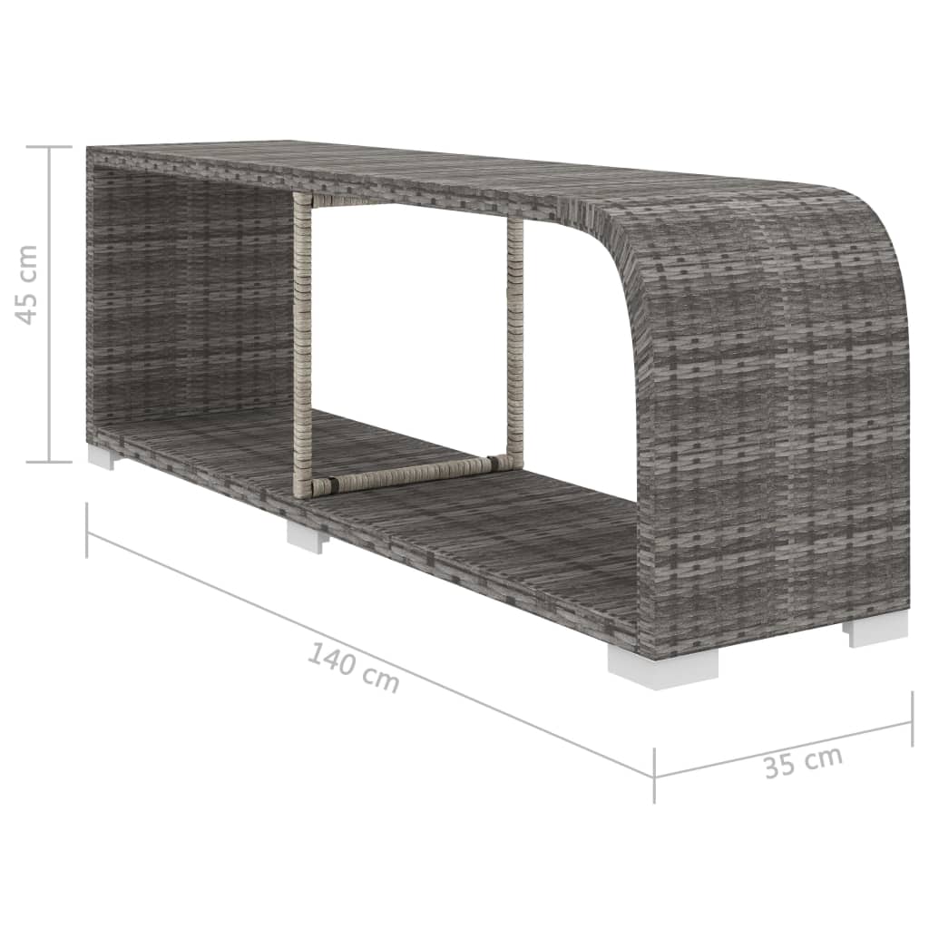 Loungeset Met Kussens Poly Rattan