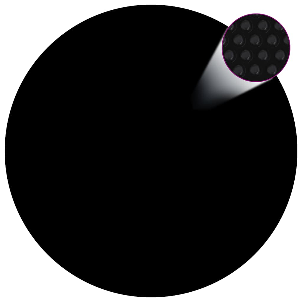 Solar Zwembadfolie Drijvend Rond 381 Cm Pe