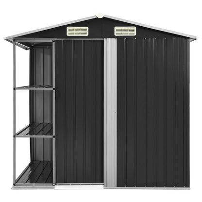 Tuinschuur Met Rek 205X130X183 Cm Ijzer