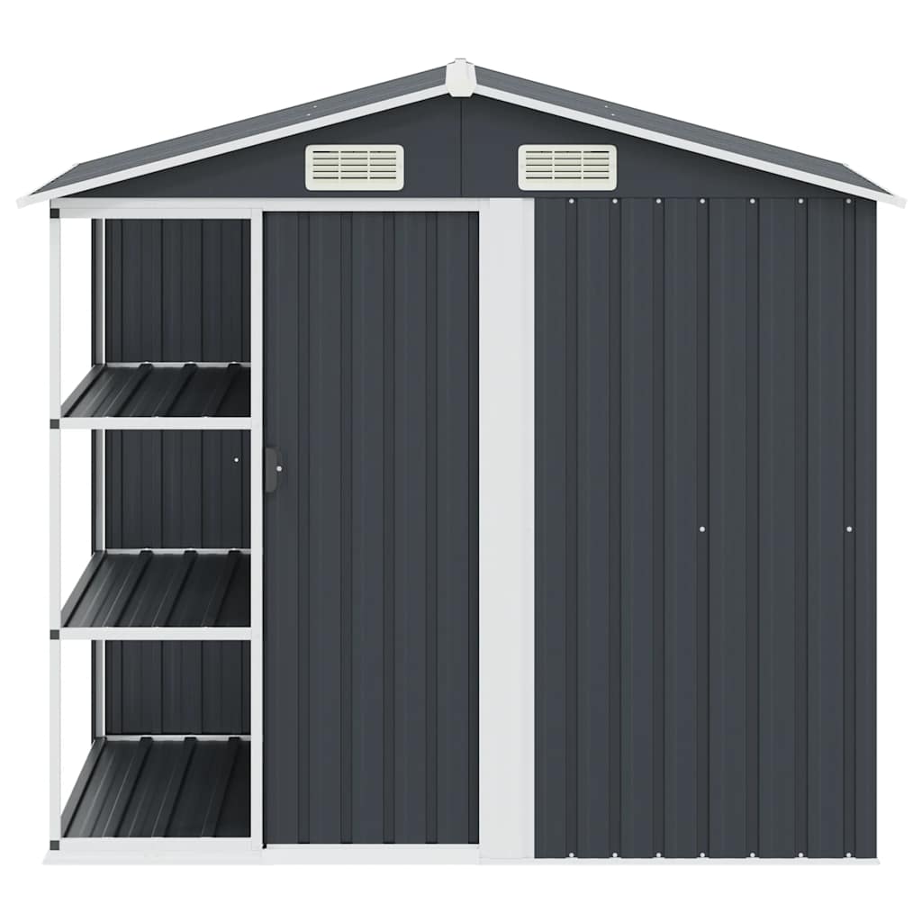 Tuinschuur Met Rek 205X130X183 Cm Ijzer