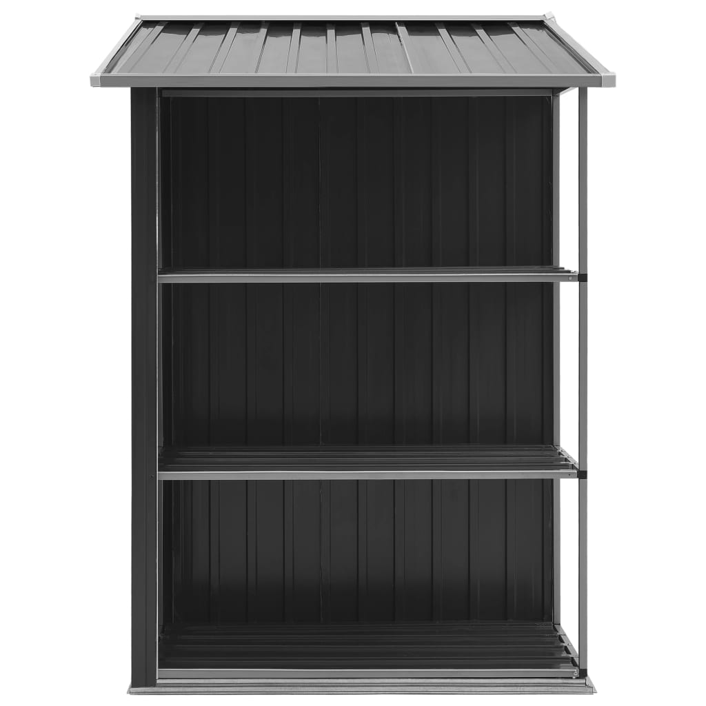 Tuinschuur Met Rek 205X130X183 Cm Ijzer