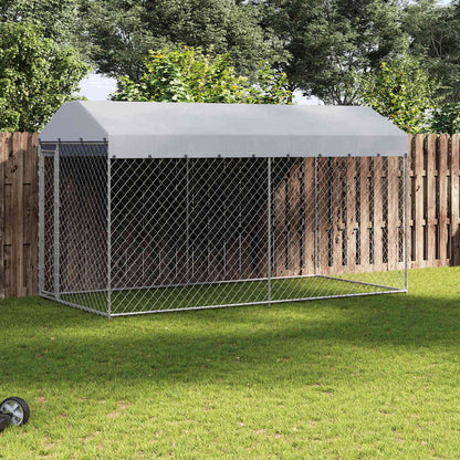 Hondenkennel Voor Buiten Met Dak 760X190X225 M