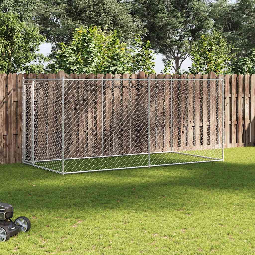 Hondenkennel Voor Buiten Met Dak 760X190X225 M