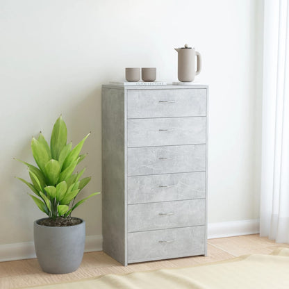 Dressoir Met 6 Lades 50X34X96 Cm Spaanplaat Kleurig