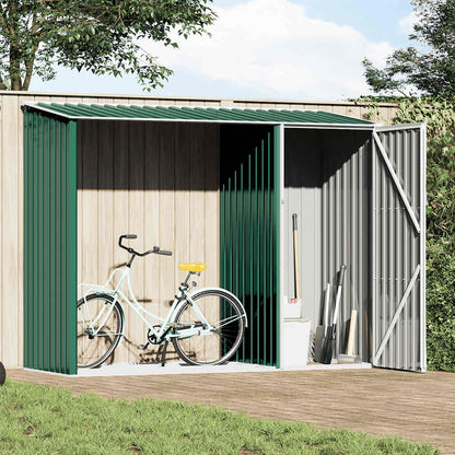 Brandhoutschuur 245X98X159 Cm Gegalvaniseerd Staal