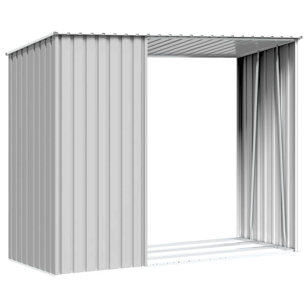 Brandhoutschuur 245X98X159 Cm Gegalvaniseerd Staal