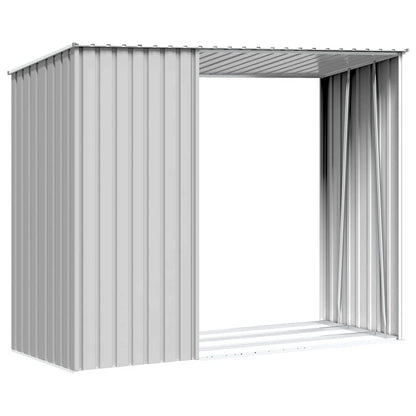 Brandhoutschuur 245X98X159 Cm Gegalvaniseerd Staal