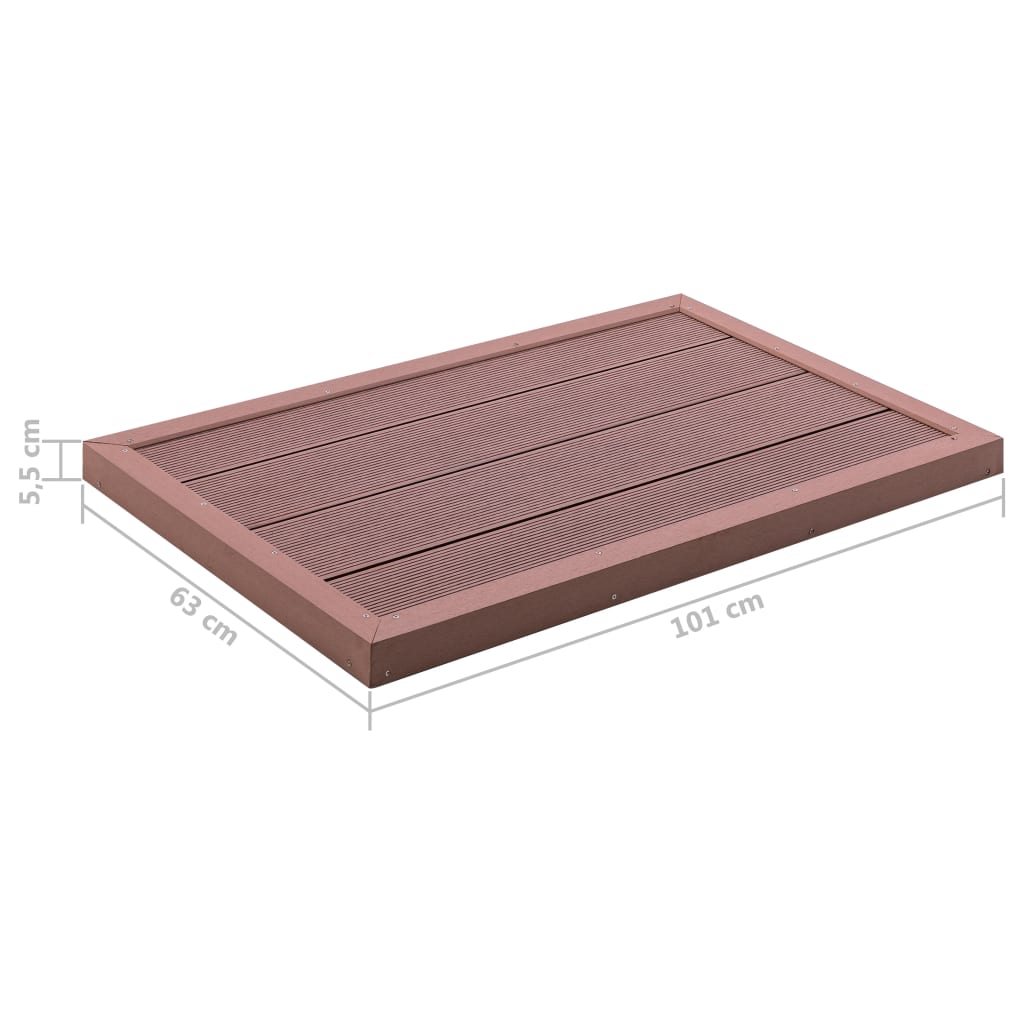 Vloerelement Voor Solardouche 101X63X5,5 Cm Hkc