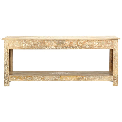 Salontafel Handgeschilderd 110X50X45 Cm Massief Mangohout