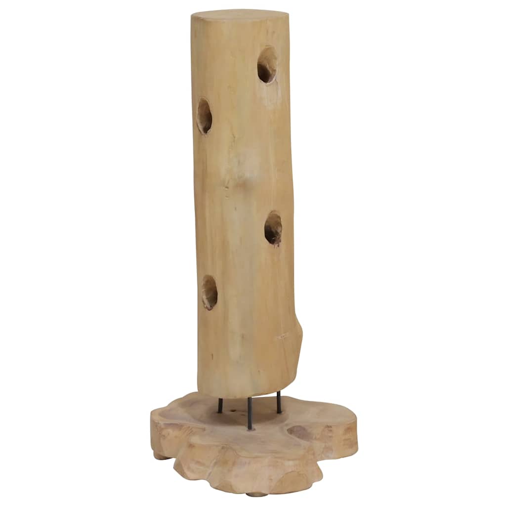 Wijnrek Voor 8 Flessen 40X30X80 Cm Massief Teakhout