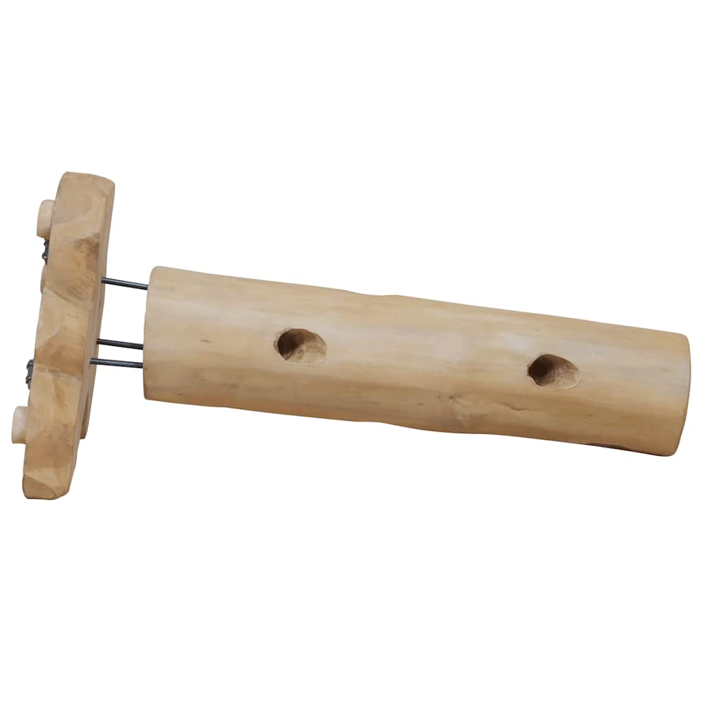 Wijnrek Voor 8 Flessen 40X30X80 Cm Massief Teakhout