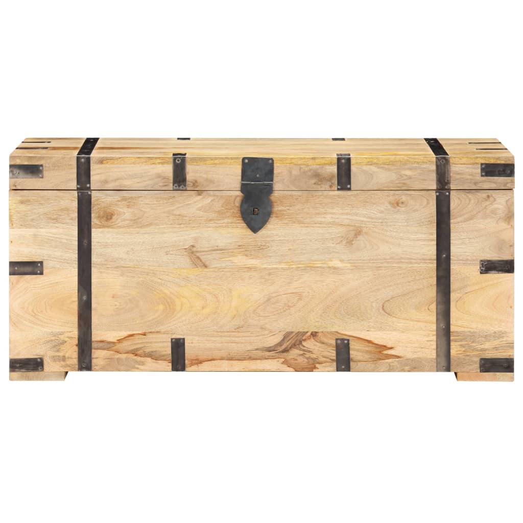 Opbergkist 90X40X40 Cm Massief Mangohout