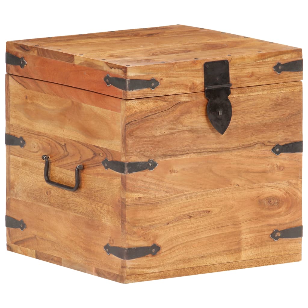 Kist 90X40X40 Cm Massief Acaciahout
