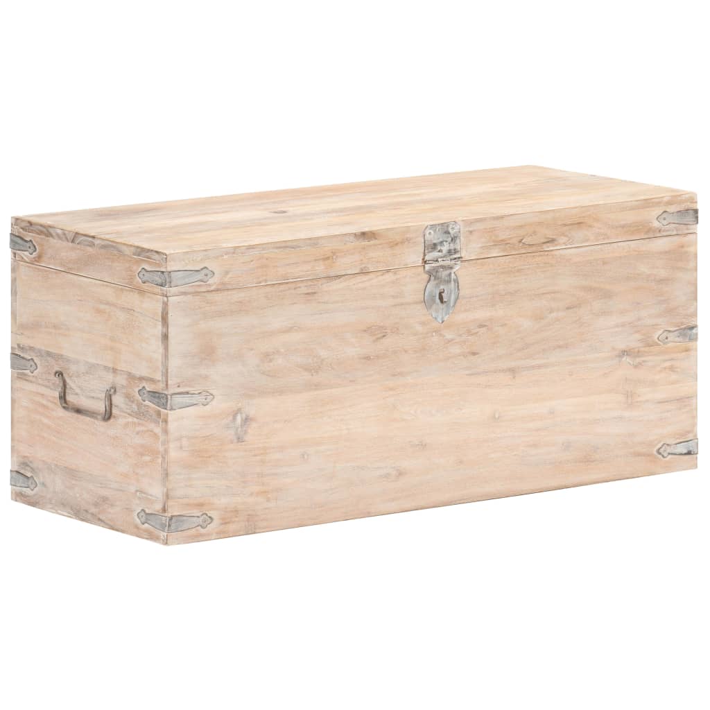 Kist 90X40X40 Cm Massief Acaciahout