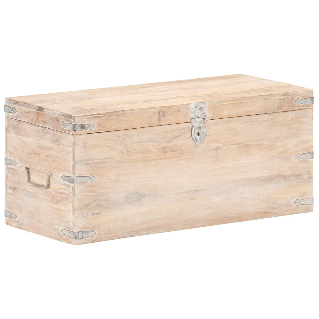 Kist 90X40X40 Cm Massief Acaciahout