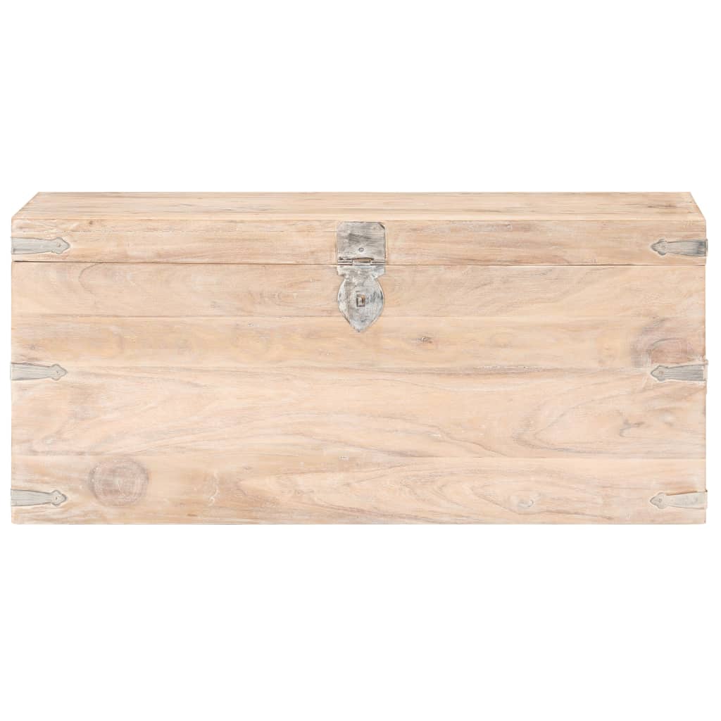 Kist 90X40X40 Cm Massief Acaciahout